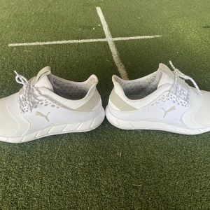 Puma white golf shoes size 8